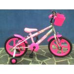 Bicicleta 16 Infantil Polimet Rosa Protek (Cod.2108)